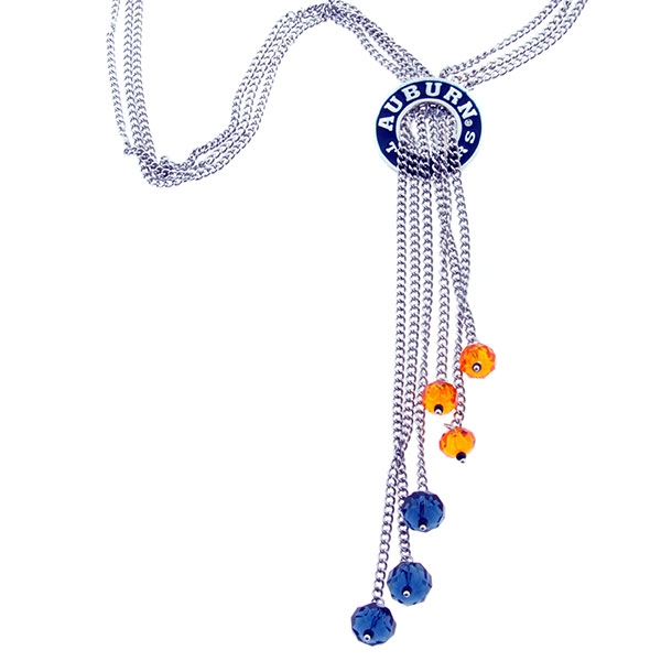 Wholesale try out Auburn styles chain link necklace point being polished silver