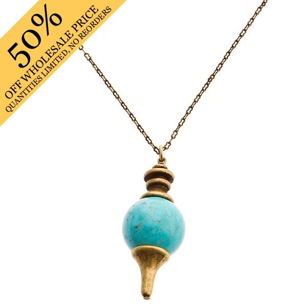 Wholesale single globe turquoise hued Amazonite suspended artfully antiqued gol