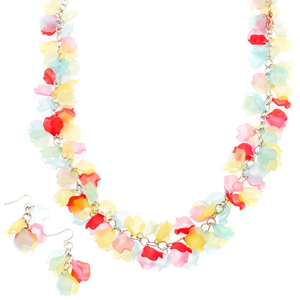 Wholesale necklace set assorted colorful stones