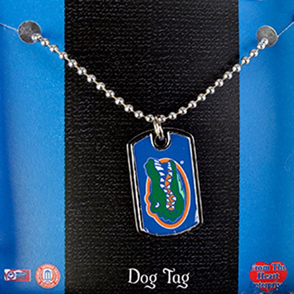 Wholesale officially Licensed Collegiate Product University Florida Dog Tag Neck