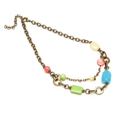 Wholesale genuine Semi Precious Stone Multi colored Quartz Other Designs Brass N
