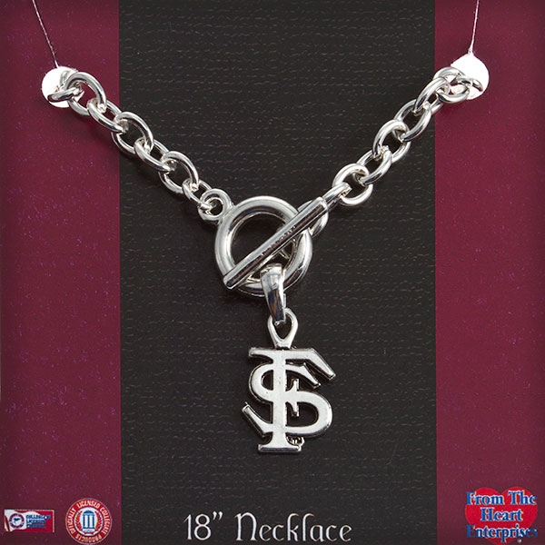 Wholesale florida State University necklace silver chain ensignia Judson s colle