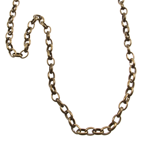 Wholesale brushed brass mm elongated chain inches