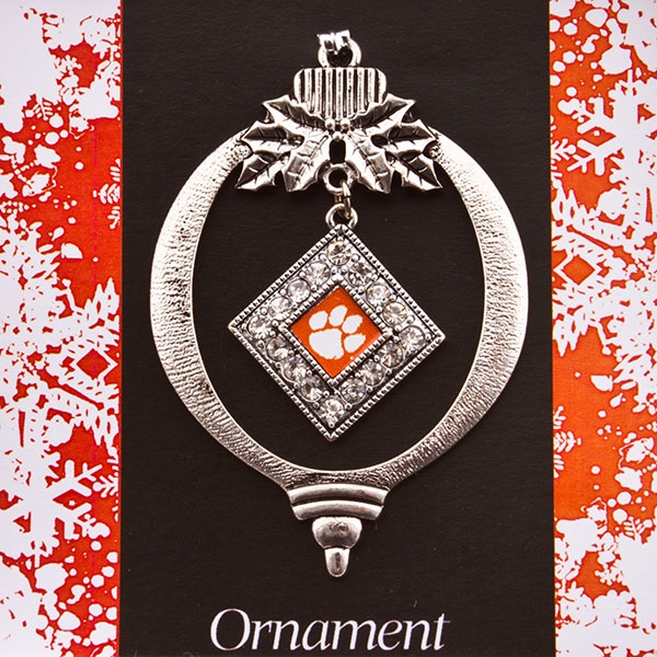 Wholesale clemson Fans decorate Christmas tree year pewter Christmas Ball orname