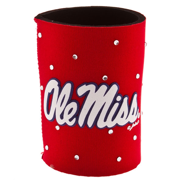Wholesale drink hugger her Ole Miss logo all dressed up rhinestones