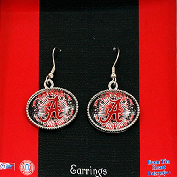 Wholesale officially Licensed Collegiate Product University Alabama Earrings Ova