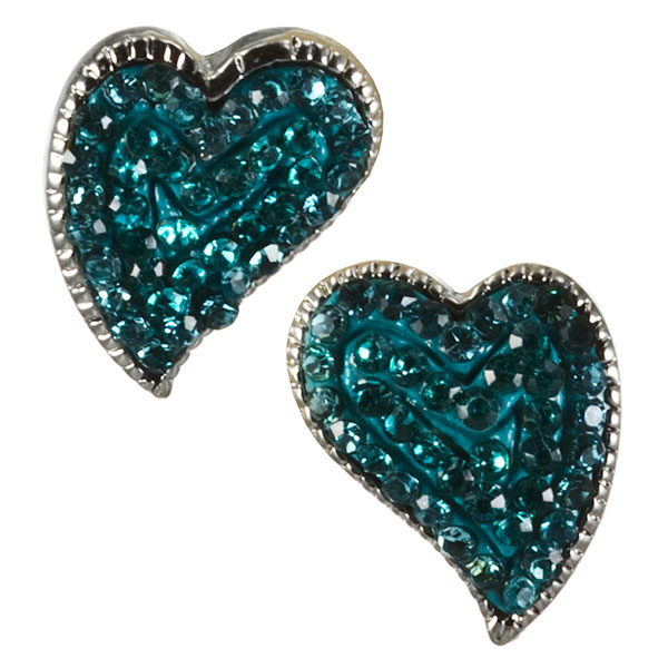 Wholesale inch aqua blue rhinestone earrings Judson s wholesale fashion earring