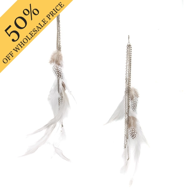 Wholesale exquisite white inch feather shoulder dusters After many requests we o