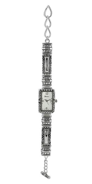 Wholesale polished Silver Metal Band Fashion Watch Matt Silver Dial Polished Sil