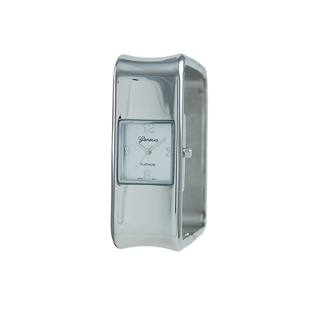 Wholesale silver Cuff band watch modern geometric square watch Weight