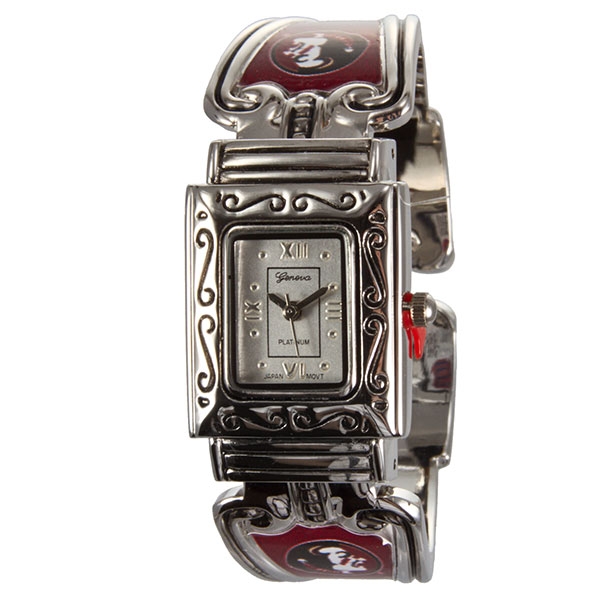 Wholesale florida State Silver cuff band watch bas relief details