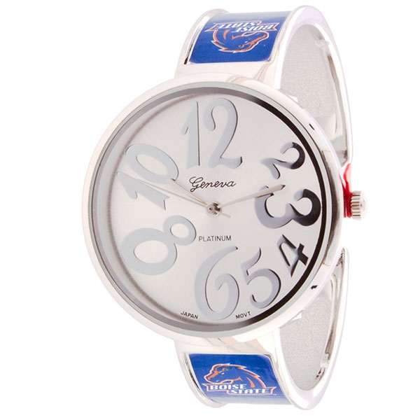 Wholesale boise State silver watch