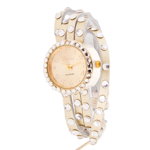 Wholesale season s hottest watch wrap one fresh spring summer light golden meta