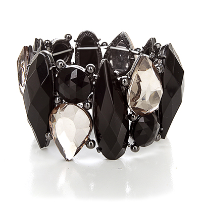 Wholesale delicate Hematite Petal Casting Jet Smokey Crystal Hematite Beads Stre