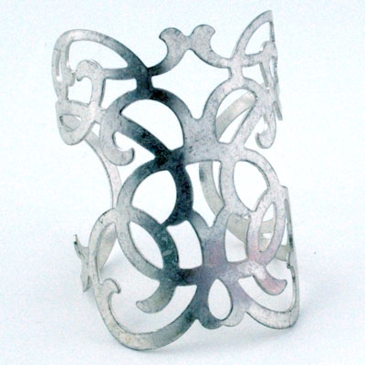 Wholesale acid Etched Product will Have Differing Finishes Matte Silver Arabesqu