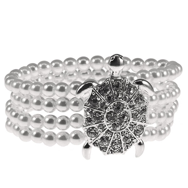 Wholesale pearl bead bracelet crystal rhinestone turtle Judson Company s wholesa