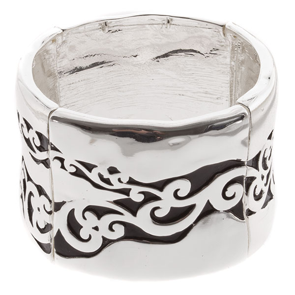 Wholesale polished silver bracelet