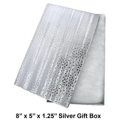 Wholesale silver Gift Box Cotton Batting Insert Approx