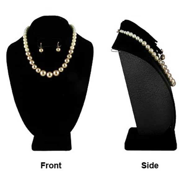Wholesale black Velvet Finish Necklace Earring display Approx H Earrings necklac