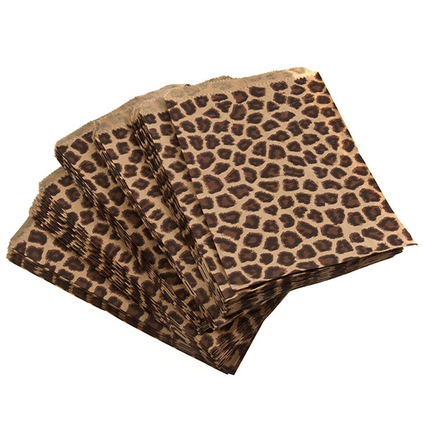 Wholesale will receive approx leopard paper bags send fashion jewelry watches T