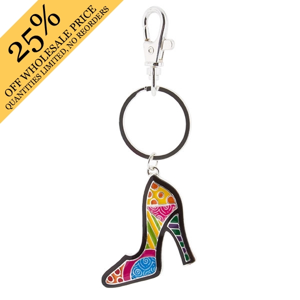 Wholesale key chain colorful shoe
