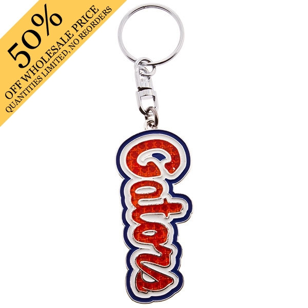 Wholesale carry keys flashy inch Gators logo key ring