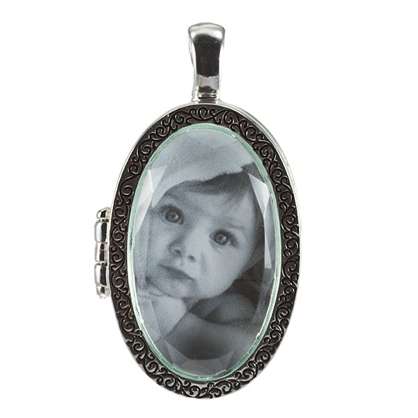 Wholesale silver pendant locket hold personal photo