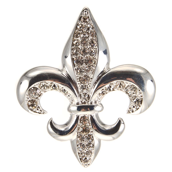 Wholesale silver crystal rhinestone inch pendant