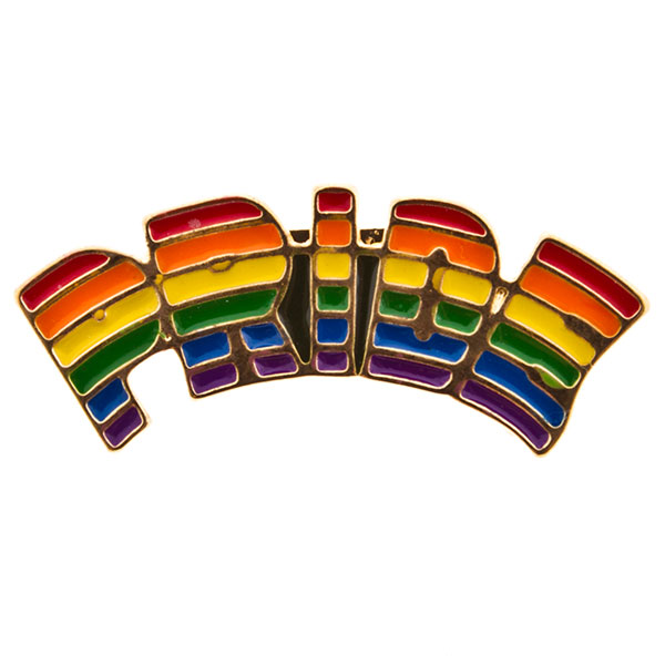 Wholesale rainbow colored pride pin approx inches