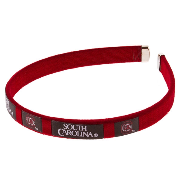 Wholesale inch dark red spirit headband South Carolina Gamecocks logo