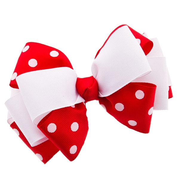 Wholesale red white color bow