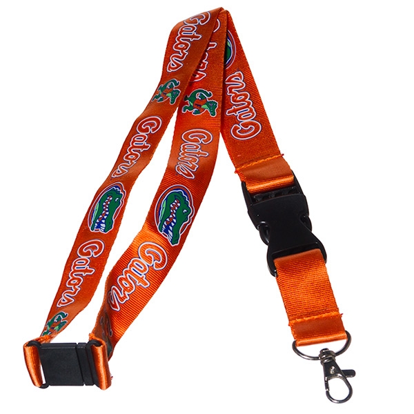 Wholesale orange Blue Florida Lanyard