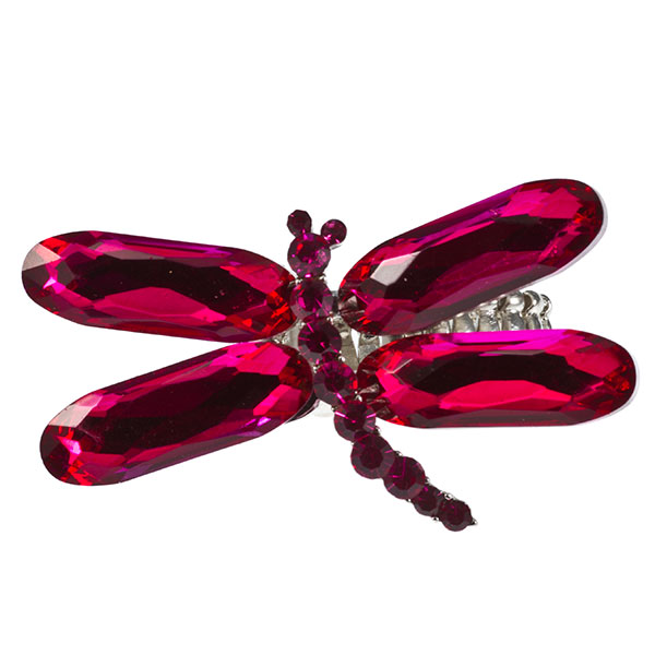Wholesale silver stretch ring juicy cranberry cabochon dragon fly cranberry rhin