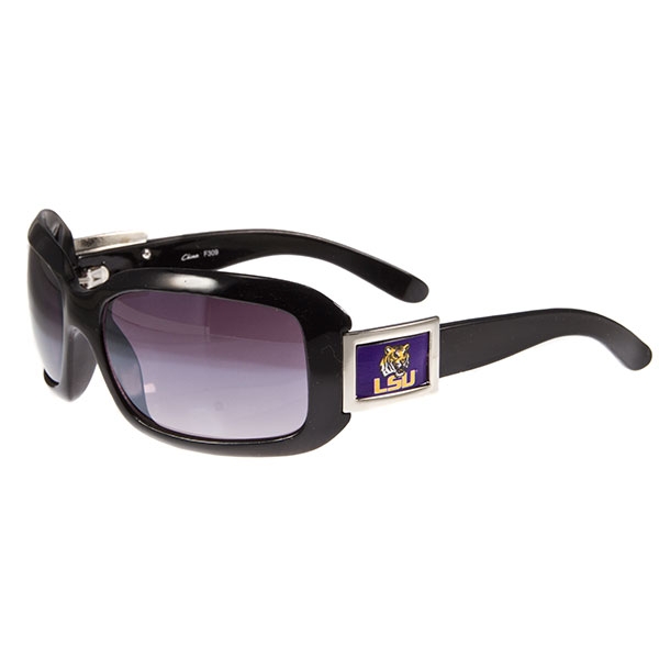 Wholesale louisianna State Classic large frame polished black sunglasses black l